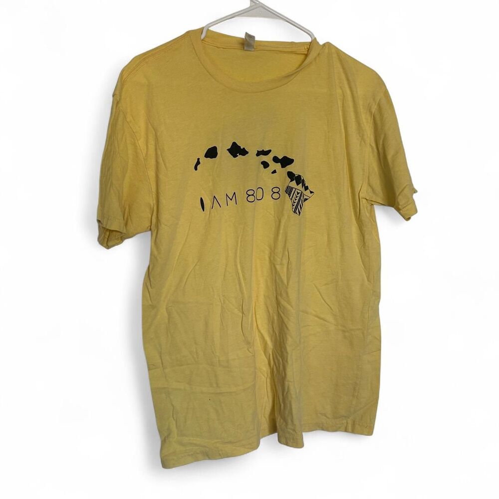 Next Level Men's Yellow T-shirt
